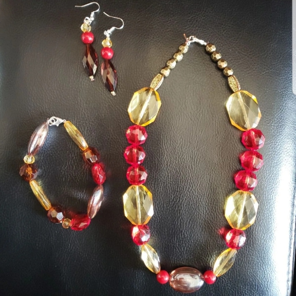 Acrylic Beaded Jewelry set
